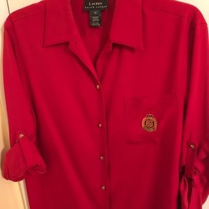 Ralph Lauren 100%silk shirt.